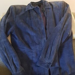 Blue Suede Jacket